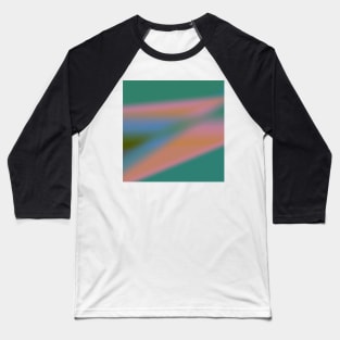 RED GREEN WHITE ABSTRACT TEXTURE Baseball T-Shirt